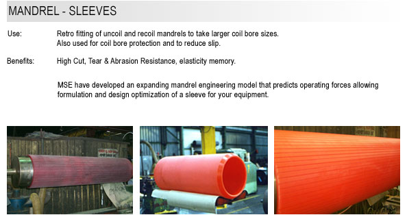 Mandrel Sleeves