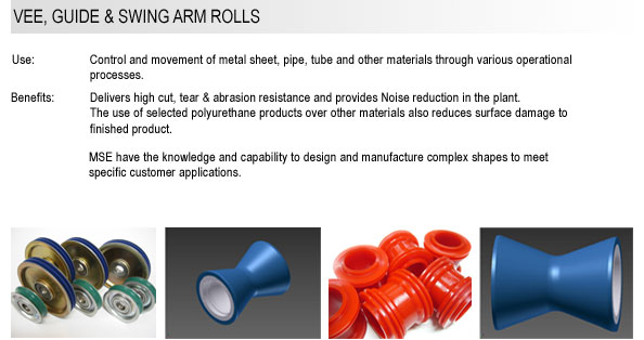 Vee, Guide & Swing Arm Rolls